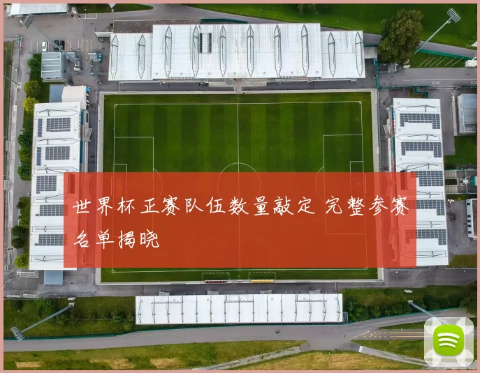 世界杯正赛队伍数量敲定 完整参赛名单揭晓