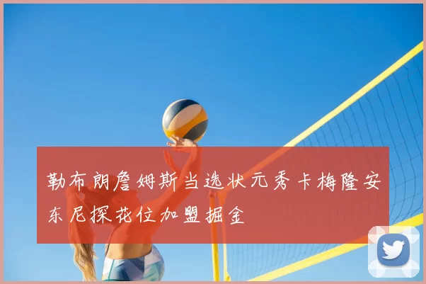勒布朗詹姆斯当选状元秀卡梅隆安东尼探花位加盟掘金